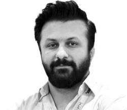 Umair Usman Khan grayscale