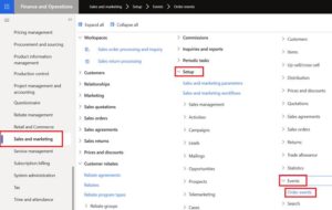 How to set up and configure order events in Microsoft Dynamics 365 ...