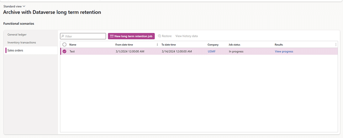 Archiving data in Dynamics 365 Finance and Operations apps with Dataverse
