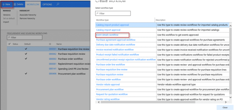 How to create a custom workflow in Dynamics 365 Finance and Operations